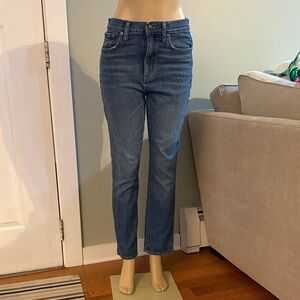 Madewell the high rise slim boyjean